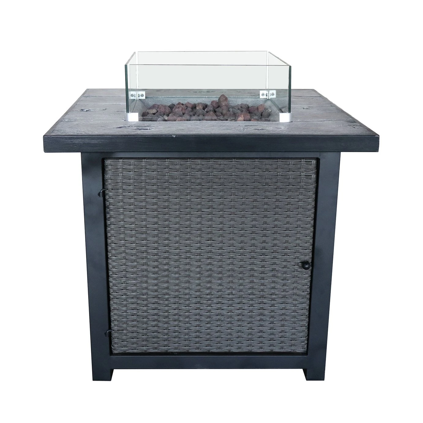 Teamson Home HF25601BA UK Gas Fire Pit With Cover 3 Teamson Home HF25601BA UK Gas Fire Pit With Cover