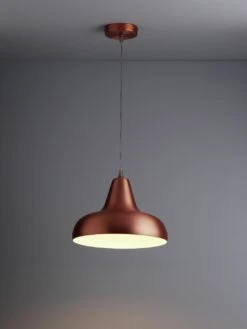 Habitat Aerial Spun Aluminium Ceiling Light - Copper -Trend Furniture 9419056 R Z003C