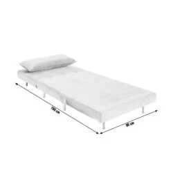 Habitat Roma Single Velvet Chairbed - Pink -Trend Furniture 9431168 R Z004A