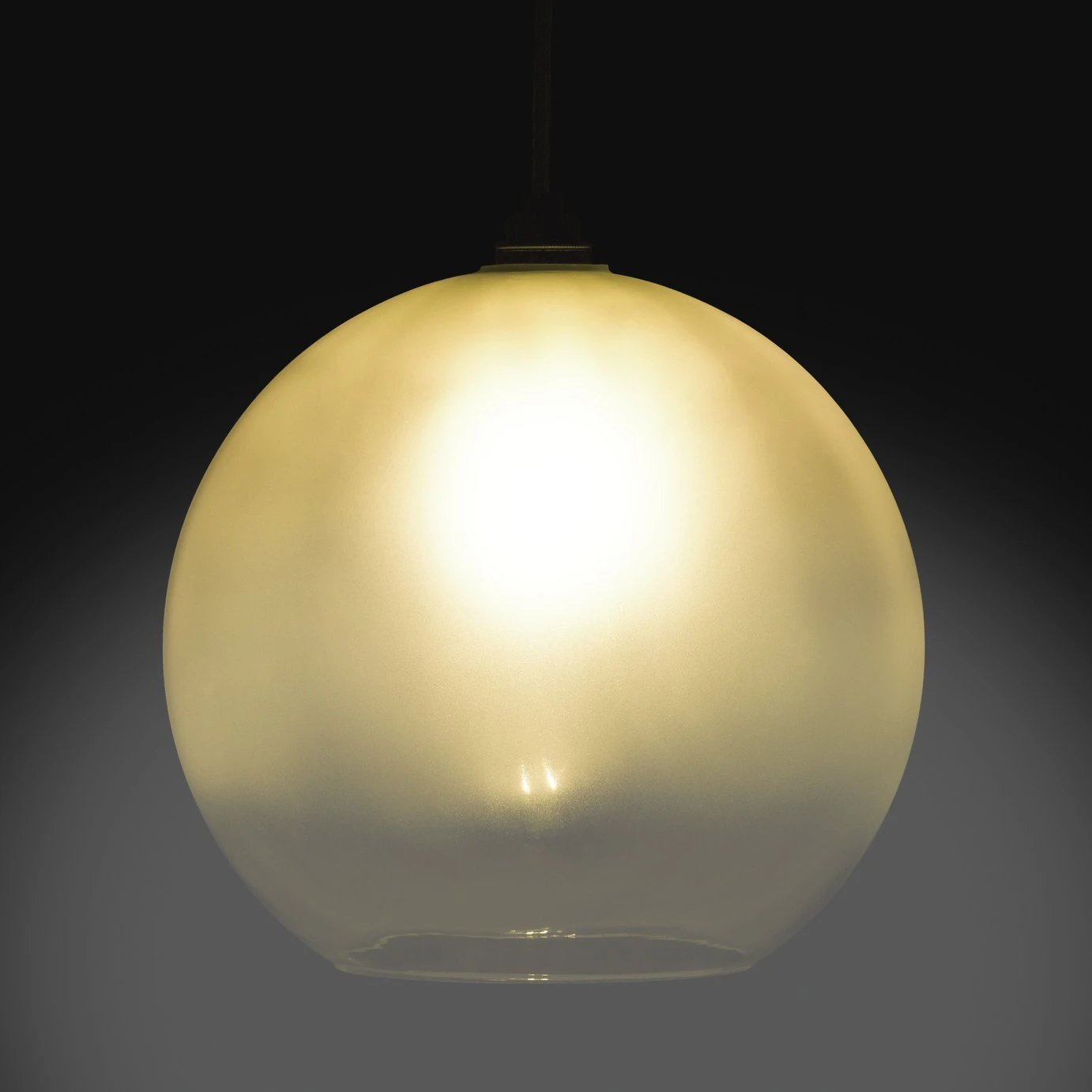 Habitat Kabaka 30cm Frosted Glass Shade - Clear 4 Habitat Kabaka 30cm Frosted Glass Shade - Clear - Image 2