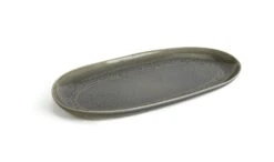 Habitat Evora Stoneware Serving Platter - Green 11 Habitat Evora Stoneware Serving Platter - Green -Trend Furniture 9437605 R Z003A