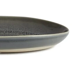 Habitat Evora Stoneware Serving Platter - Green 13 Habitat Evora Stoneware Serving Platter - Green -Trend Furniture 9437605 R Z006A