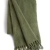Habitat Faux Mohair Throw - Sage Green - 125x150cm 1 Habitat Faux Mohair Throw - Sage Green - 125x150cm -Trend Furniture 9438776 R Z001A