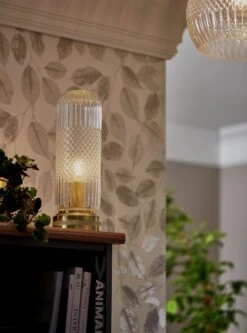 Habitat Perses Cut Glass Pill Touch Table Lamp -Trend Furniture 9448687 R Z002C