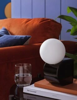 Habitat Vico Opal Table Lamp - Black -Trend Furniture 9451942 R Z002C