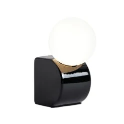 Habitat Vico Opal Table Lamp - Black -Trend Furniture 9451942 R Z006A