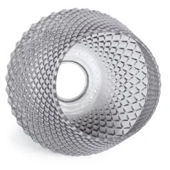 Habitat Nubia Faceted Glass Shade - Smoke Grey -Trend Furniture 9453957 R Z003A