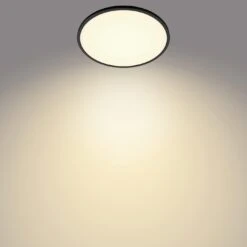 Philips Super Slim Flush To Ceiling Light - Black -Trend Furniture 9454956 R Z003A