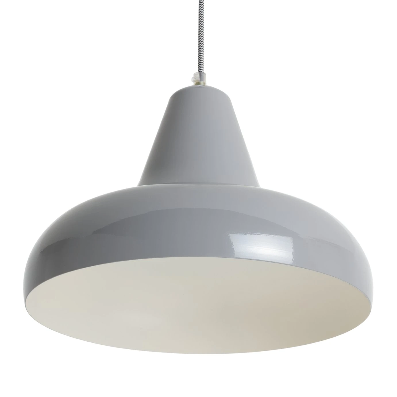 Habitat Aerial Spun Aluminium Pendant Light - Grey 5 Habitat Aerial Spun Aluminium Pendant Light - Grey - Image 3