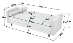 Habitat Preston Clic Clac Velvet Sofa Bed - Pink -Trend Furniture 9478255 R E001