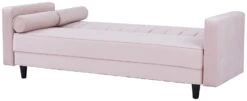Habitat Preston Clic Clac Velvet Sofa Bed - Pink -Trend Furniture 9478255 R Z003A