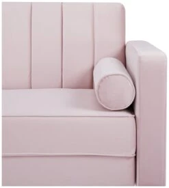 Habitat Preston Clic Clac Velvet Sofa Bed - Pink -Trend Furniture 9478255 R Z013A