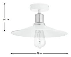 Habitat Pixie Flush To Ceiling Light - Off White -Trend Furniture 9478523 R E001