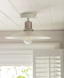 Habitat Pixie Flush To Ceiling Light - Off White -Trend Furniture 9478523 R Z002C