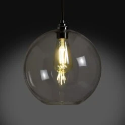 Habitat Toba Clear Pendant Glass Shade -Trend Furniture 9482791 R Z002C