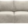 Habitat Julien Velvet 2 Seater Sofa - Natural -Trend Furniture 9484421 R Z001A