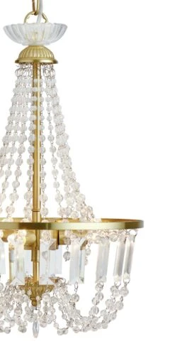Habitat Capella Empire Chandelier - Brushed Brass -Trend Furniture 9486333 R Z002A