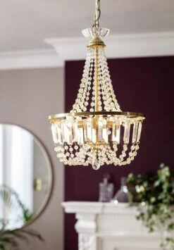 Habitat Capella Empire Chandelier - Brushed Brass -Trend Furniture 9486333 R Z002C