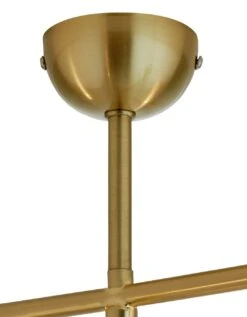 Habitat Chuck 4 Light Flush To Ceiling Light - Brushed Brass -Trend Furniture 9495111 R Z003A