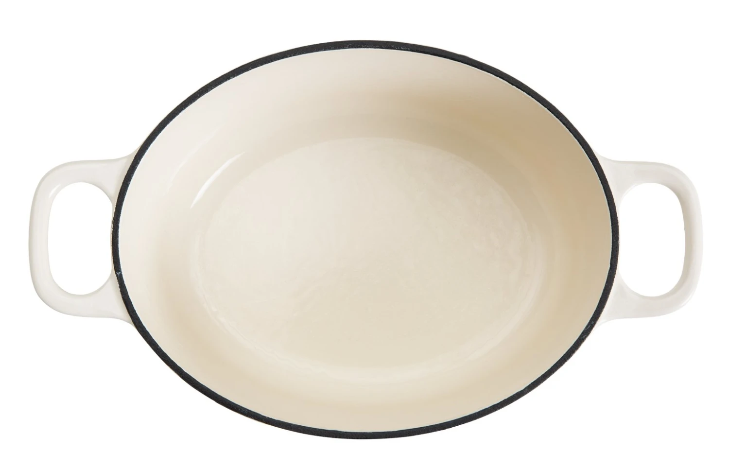 Habitat 4.70 Litre Cast Iron Oval Casserole Dish - Cream 5 Habitat 4.70 Litre Cast Iron Oval Casserole Dish - Cream - Image 3