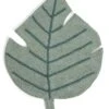 Habitat Kids Leaf Shaped Rug - Green - 80x110cm -Trend Furniture 9517367 R Z001A