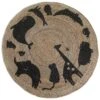 Habitat Kids Animal Abstract Jute Circle Rug - Natural -Trend Furniture 9517374 R Z001A