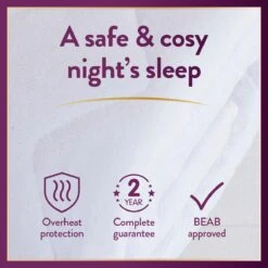 Slumberdown Perfectly Warm Luxury Electric Blanket-Double -Trend Furniture 9519767 R Z012A