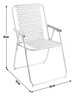 Habitat Folding Metal Garden Chair - Charcoal -Trend Furniture 9519932 R E001