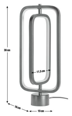 Habitat Sio Metal LED Table Lamp - Black -Trend Furniture 9520024 R E001