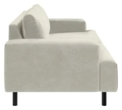 Habitat Julien Velvet 3 Seater Sofa - Natural -Trend Furniture 9520127 R Z004A