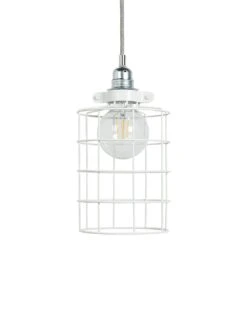 Habitat Cepheus Small Wire Shade - White -Trend Furniture 9521432 R Z001C