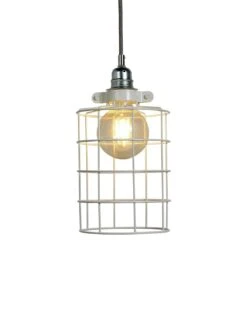 Habitat Cepheus Small Wire Shade - White -Trend Furniture 9521432 R Z003C
