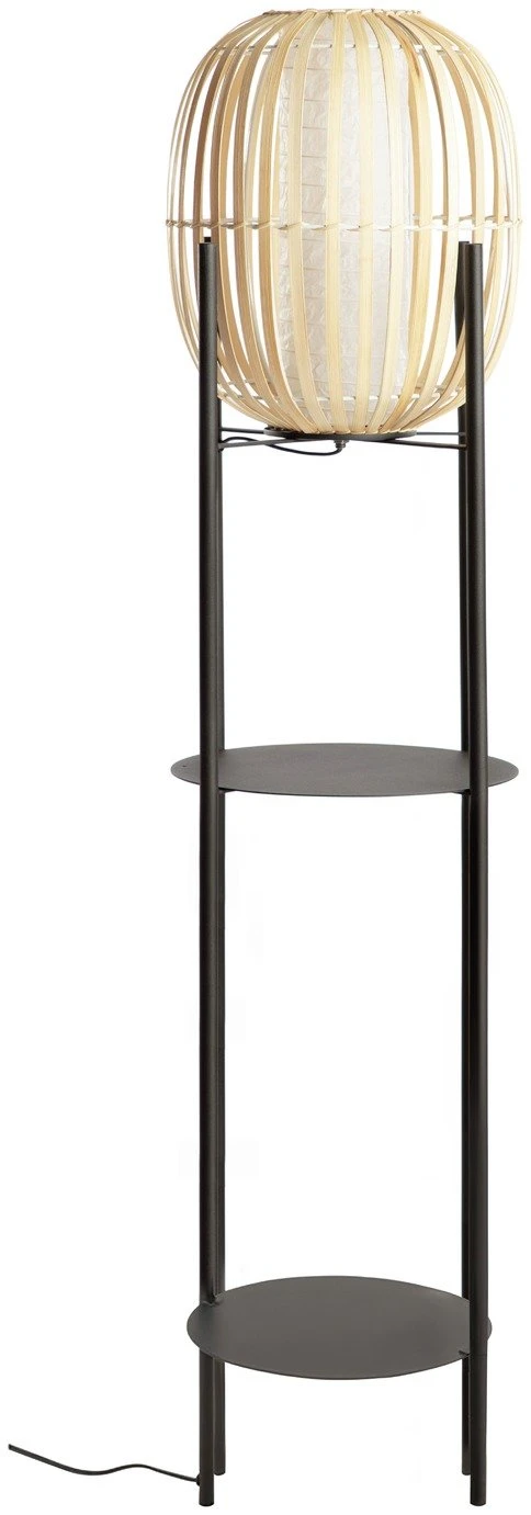 Habitat Aoki Bamboo Shelved Floor Lamp 4 Habitat Aoki Bamboo Shelved Floor Lamp - Image 2