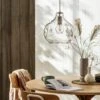 Habitat Ori Dimple Glass Pendant - Clear -Trend Furniture 9525067 R Z001A