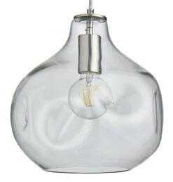 Habitat Ori Dimple Glass Pendant - Clear 9 Habitat Ori Dimple Glass Pendant - Clear -Trend Furniture 9525067 R Z002A