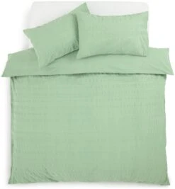 Habitat Reset Seersucker Sage Green Bedding Set - Single -Trend Furniture 9526554 R Z002A