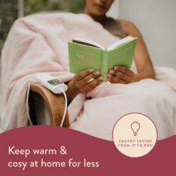 Dreamland Snuggle Up Pink Heated Throw - Large -Trend Furniture 9528332 R Z003A