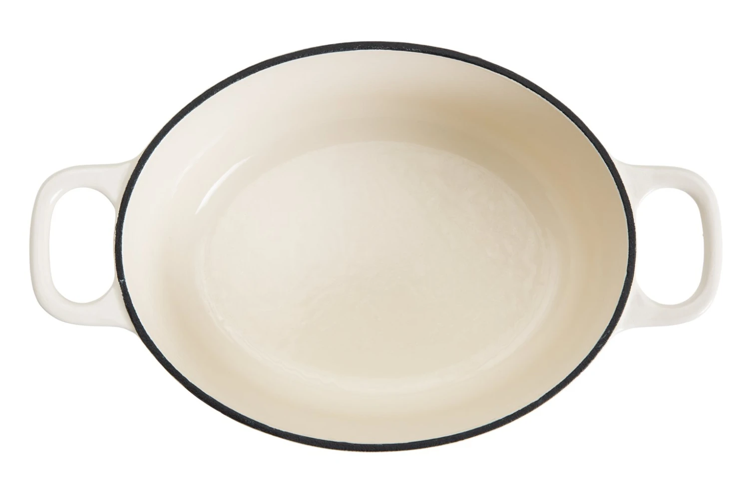 Habitat 2.4 Litre Oval Iron Casserole Dish - Cream 5 Habitat 2.4 Litre Oval Iron Casserole Dish - Cream - Image 3