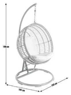 Habitat Dove Rattan Effect Hanging Egg Chair - Natural 13 Habitat Dove Rattan Effect Hanging Egg Chair - Natural -Trend Furniture 9530904 R E001