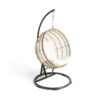 Habitat Dove Rattan Effect Hanging Egg Chair - Natural