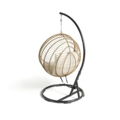 Habitat Dove Rattan Effect Hanging Egg Chair - Natural 15 Habitat Dove Rattan Effect Hanging Egg Chair - Natural -Trend Furniture 9530904 R Z003A