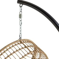 Habitat Dove Rattan Effect Hanging Egg Chair - Natural 16 Habitat Dove Rattan Effect Hanging Egg Chair - Natural -Trend Furniture 9530904 R Z004A