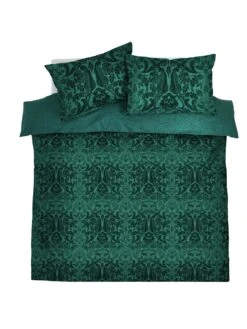 Habitat Floral Cheetah Print Green Bedding Set - Single -Trend Furniture 9531422 R Z002A