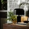 Habitat Marble Table Lamp - Black -Trend Furniture 9532995 R Z001A