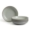 Habitat Speckle 4 Piece Stoneware Pasta Bowl - Grey -Trend Furniture 9533073 R Z001A