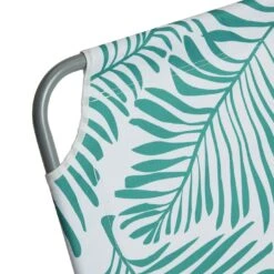 Habitat Global Leaf Folding Sun Lounger - Green -Trend Furniture 9545047 R Z004A