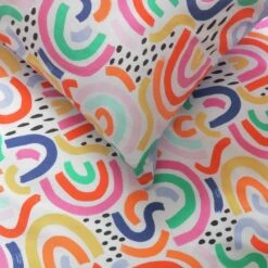 Habitat Kids Rainbow Brights Bedding Set - Single -Trend Furniture 9549043 R Z003A