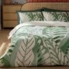 Habitat Cotton 180TC Maxi Leaf Green Bedding Set - Single -Trend Furniture 9555374 R Z001A