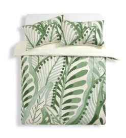 Habitat Cotton 180TC Maxi Leaf Green Bedding Set - Single 11 Habitat Cotton 180TC Maxi Leaf Green Bedding Set - Single -Trend Furniture 9555374 R Z002A