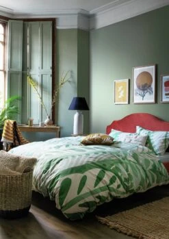 Habitat Cotton 180TC Maxi Leaf Green Bedding Set - Single 15 Habitat Cotton 180TC Maxi Leaf Green Bedding Set - Single -Trend Furniture 9555374 R Z005C